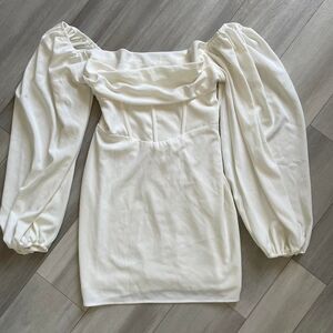 Princess-polly Women's White and Cream Dress